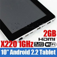 10" epad flytouch 2 android 2.2 tablet pc X220 GPS Camera 1GHz tablet pc